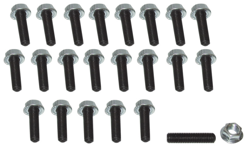 Moroso Honda/Acura/Mazda Rotary/Dodge Neon/Toyota MR2 Oil Pan Stud Kit - 6mm - Steel - Set of 22 - eliteracefab.com