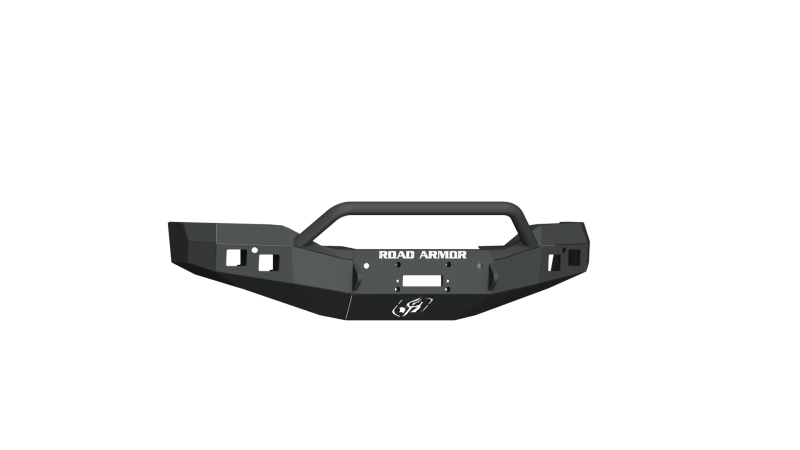 Road Armor 16-18 GMC 1500 Stealth Front Winch Bumper w/Pre-Runner Guard - Tex Blk Road Armor
