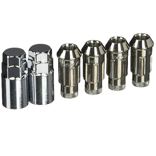 WHEEL MATE MUTEKI SR48 OPEN END LOCKING LUG NUT SET OF 4 – TITANIUM 12×1.25 48MM - eliteracefab.com