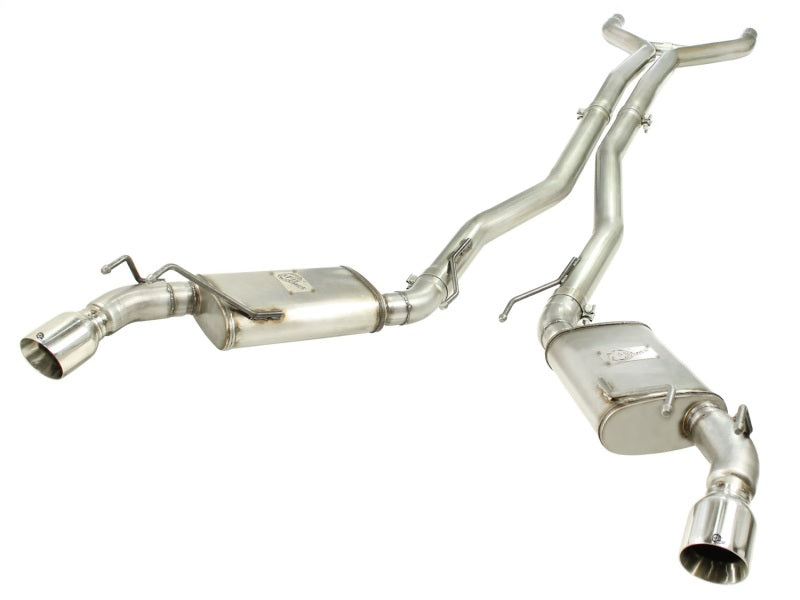 aFe MACHForce XP Exhaust 3in Stainless Stee CB/10-13 Chevy Camaro V8-6.2L (td) (pol tip) aFe