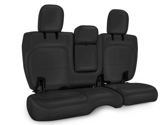 PRP 2018+ Jeep Wrangler JLU/4 door Rear Bench Cover with Leather Interior - All Black B044-02