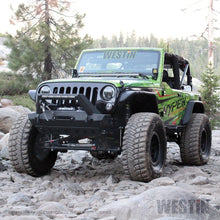 Load image into Gallery viewer, Westin 18-19 Jeep Wrangler JL Stubby Front Bumper - Textured Black - eliteracefab.com