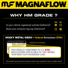 MagnaFlow Conv DF '96-'01 Honda Prelude 2.3L - eliteracefab.com