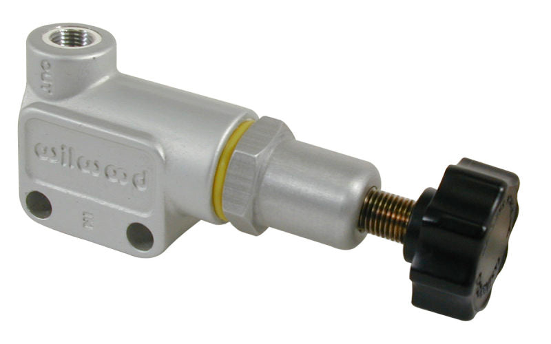 Wilwood Proportioning Valve - Knob Adjust 3/8-24 IF Inlet & Outlet - eliteracefab.com