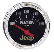 Load image into Gallery viewer, Autometer Jeep 52mm 100-250 Deg F Short Sweep Electronic Water Temperature Gauge - eliteracefab.com