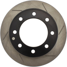 Load image into Gallery viewer, STOPTECH POWER SLOT 00-05 FORD EXCURSION / 99-04 F250/F350 FRONT LEFT SLOTTED CRYO BRAKE ROTOR, 126.65086CSL - eliteracefab.com