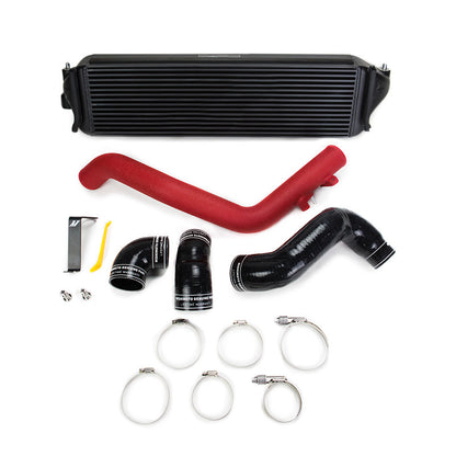 Mishimoto 2017+ Honda Civic Type R Intercooler Kit - Black Intercooler Red Pipes - eliteracefab.com