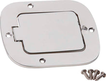 Load image into Gallery viewer, Kentrol 77-95 Jeep CJ/Wrangler YJ Billet Style Gas Hatch - Polished Silver