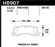 Load image into Gallery viewer, Hawk Performance DTC-60 Front Brake Pads - HB907G.640