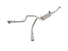 Load image into Gallery viewer, aFe Gemini XV 3in 304 SS Cat-Back Exhaust 2021 Ford F-150 V6 2.7L/3.5L (tt)/V8 5.0L w/ Polished Tips - eliteracefab.com