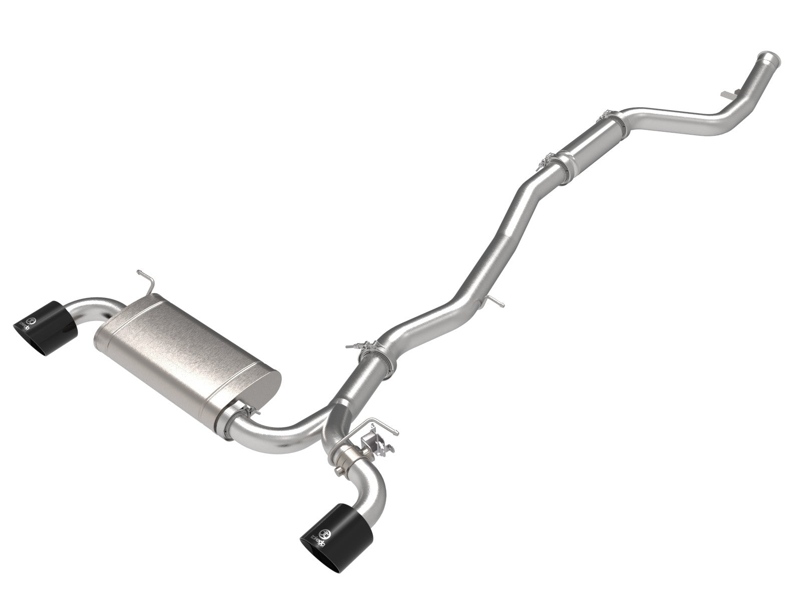 aFe POWER Takeda 2021 Toyota Supra 2.0L (t) 2.5in-3in 304 SS CB Exhaust w/ Black Tips - eliteracefab.com
