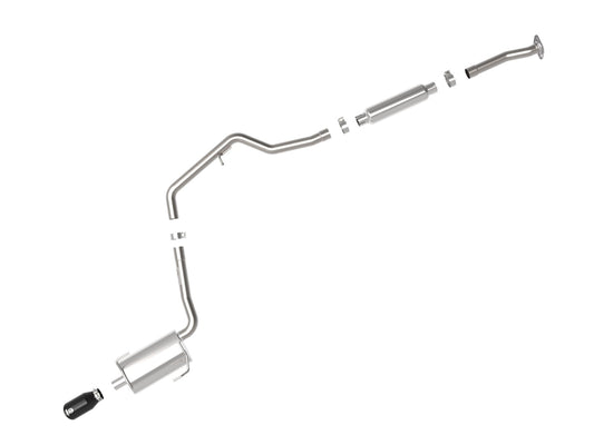 aFe POWER Takeda 12-16 Subaru Impreza 2.0L 2.5in 304SS CB Exhaust w/ Black Tips - eliteracefab.com