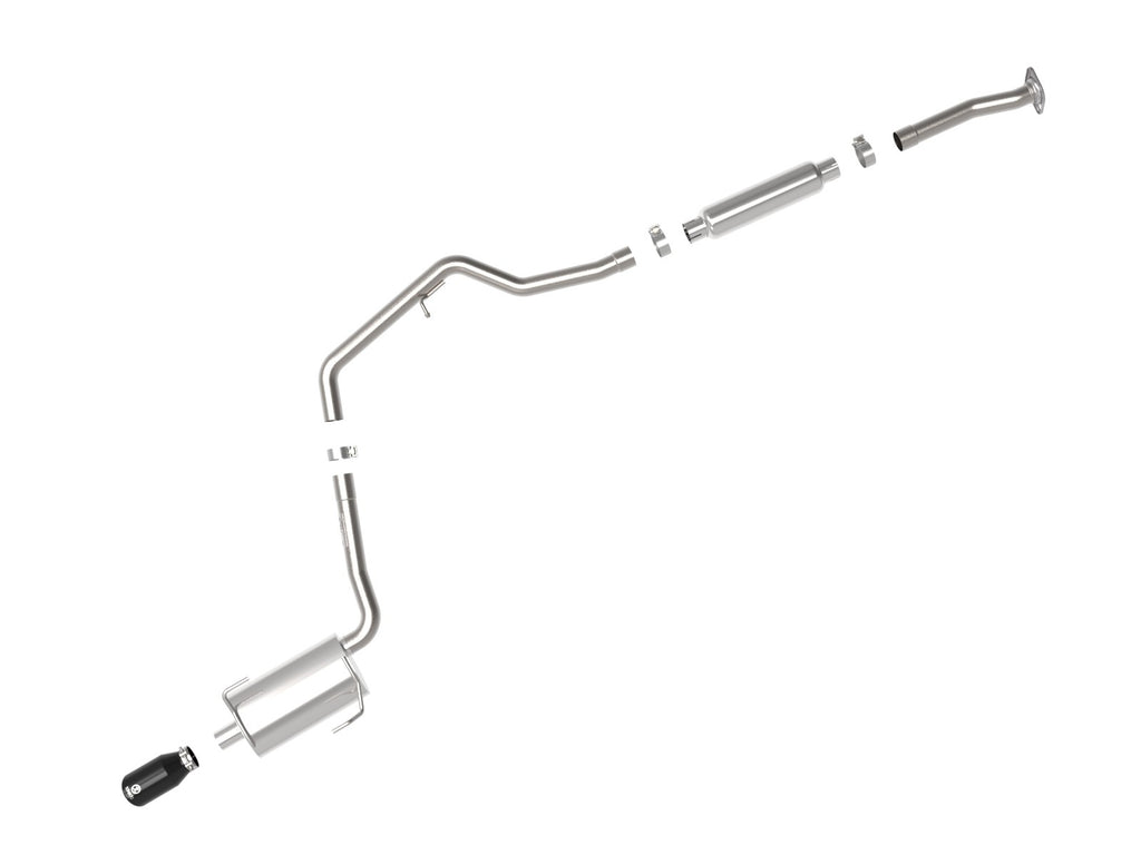 aFe POWER Takeda 12-16 Subaru Impreza 2.0L 2.5in 304SS CB Exhaust w/ Black Tips - eliteracefab.com