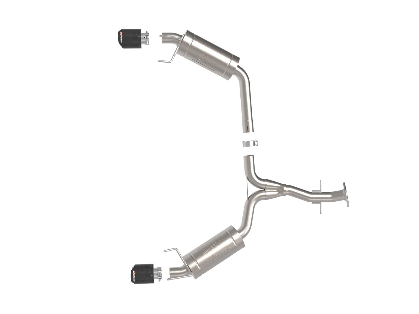 aFe POWER Takeda 06-13 Lexus IS250/IS350 SS Axle-Back Exhaust w/ Carbon Tips - eliteracefab.com
