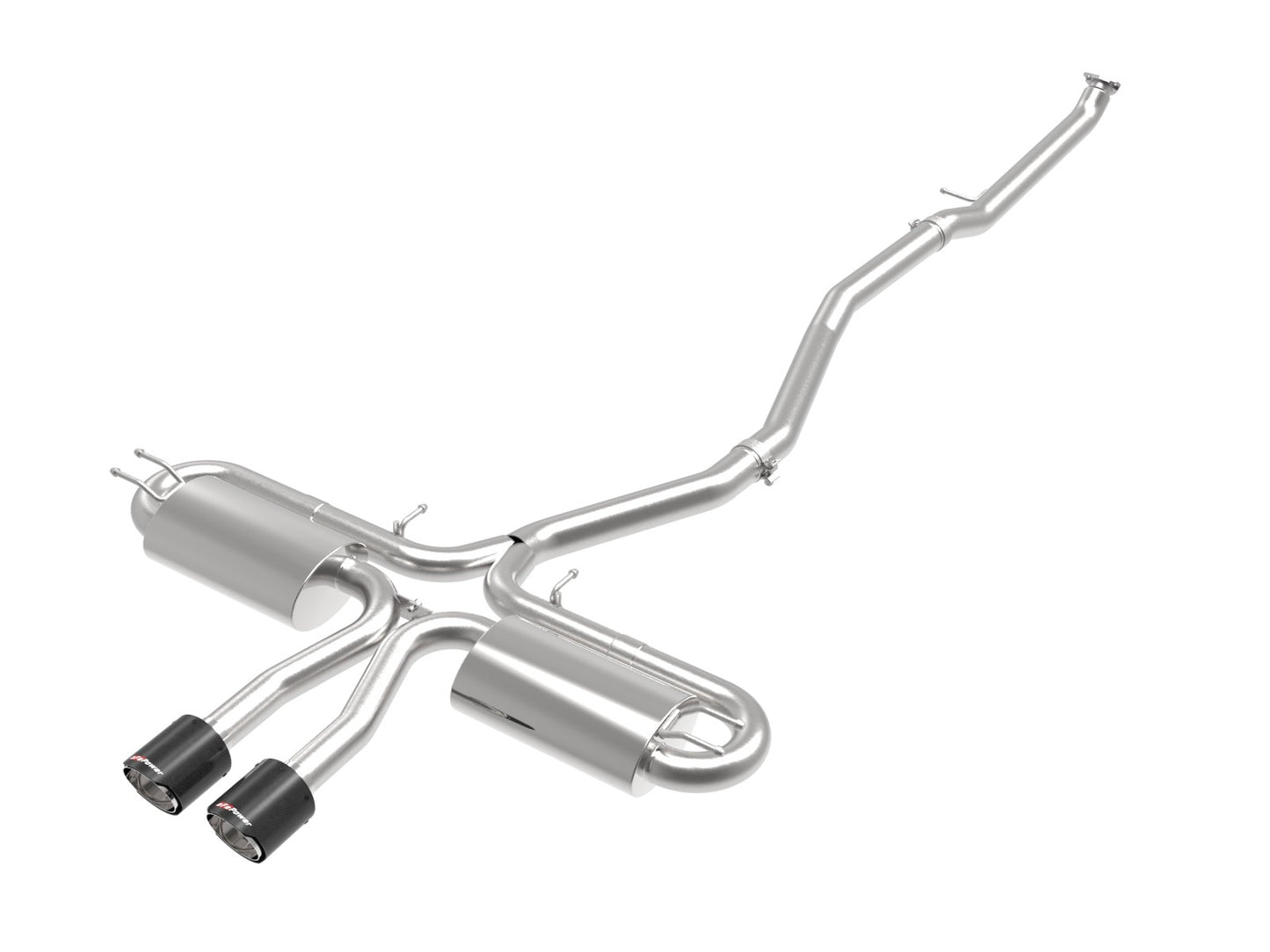 aFe Takeda 3in 304 SS Cat-Back Exhaust System w/ Carbon Tips 2017+ Honda Civic Si (4dr) I4 1.5L (t) - eliteracefab.com