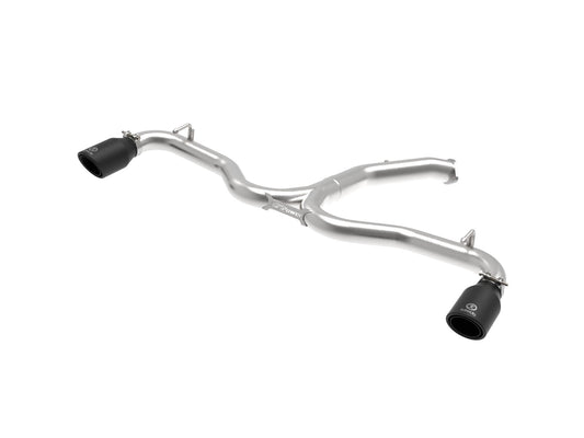 aFe Takeda 3-2.5in 304 SS Axle-Back Exh System w/Black Tip 2018 Hyundai Elantra GT Sport I4-1.6L (t) - eliteracefab.com