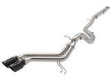 aFe Takeda 2-1/2in to 3in SS-304 Cat-Back Exhausts w/ Black Tip 13-17 Hyundai Veloster L4-1.6L