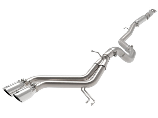 aFe Takeda 2-1/2in to 3in SS-304 Cat-Back Exhaust w/ Polished Tips 13-17 Hyundai Veloster L4-1.6L - eliteracefab.com