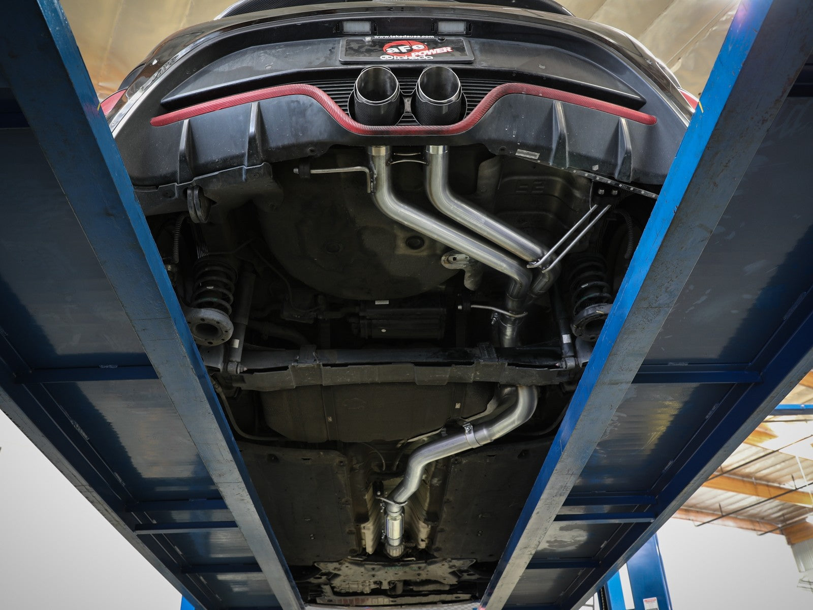 aFe Takeda 2-1/2in to 3in SS-304 Cat-Back Exhaust w/ Polished Tips 13-17 Hyundai Veloster L4-1.6L - eliteracefab.com