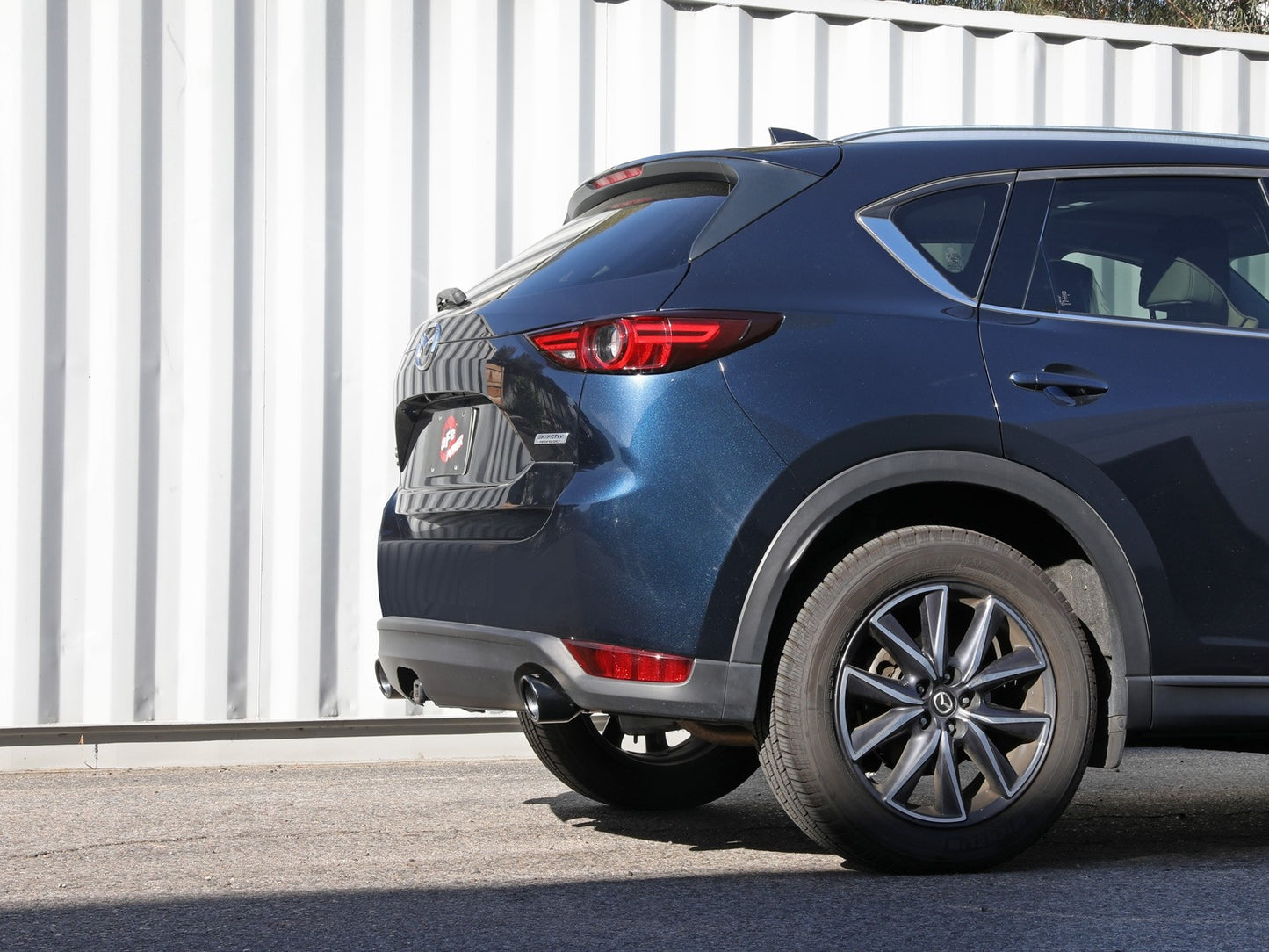 aFe Takeda 17-21 Mazda CX-5 2.5L (t) 2.5in. SS Axle-Back Exhaust System w/Black Tips - eliteracefab.com