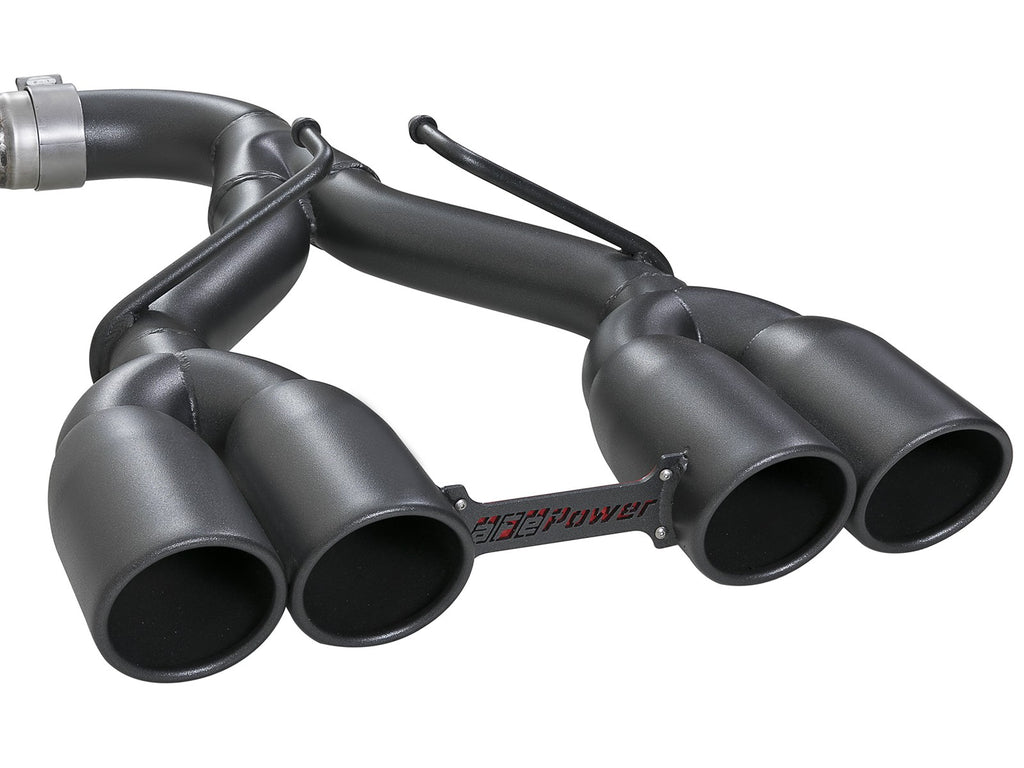 aFe Rebel Series 2.5in 304 SS Cat-Back Exhaust w/ Black Tip 18-20 Jeep Wrangler (JL) - eliteracefab.com