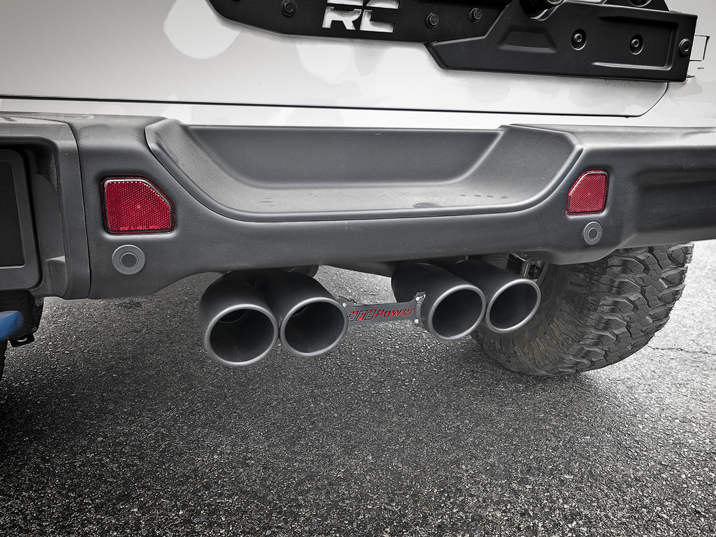 aFe Rebel Series 2.5in 304 SS Cat-Back Exhaust w/ Black Tip 18-20 Jeep Wrangler (JL) - eliteracefab.com