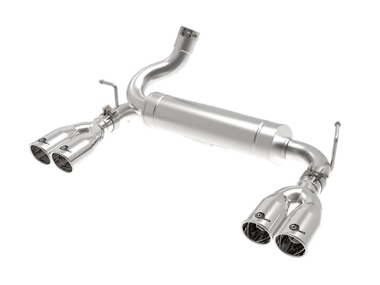 aFe Vulcan Series 2.5in 304 SS Axle-Back Exhaust Polished 07-18 Jeep Wrangler (JK) V6-3.6/3.8L - eliteracefab.com