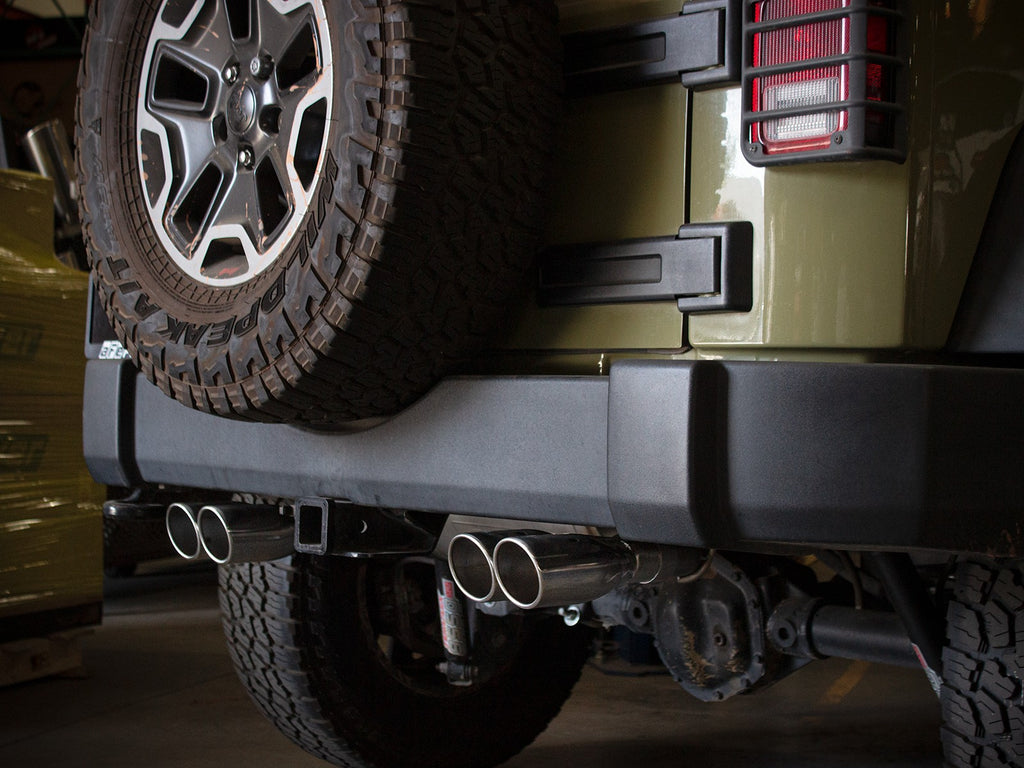 aFe Vulcan Series 2.5in 304 SS Axle-Back Exhaust Polished 07-18 Jeep Wrangler (JK) V6-3.6/3.8L - eliteracefab.com