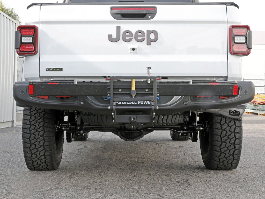 aFe 2021+ Jeep Gladiator V6-3.0L (td) Vulcan Series 3in 304 SS DPF-Back Exhaust System - Polishd Tip - eliteracefab.com