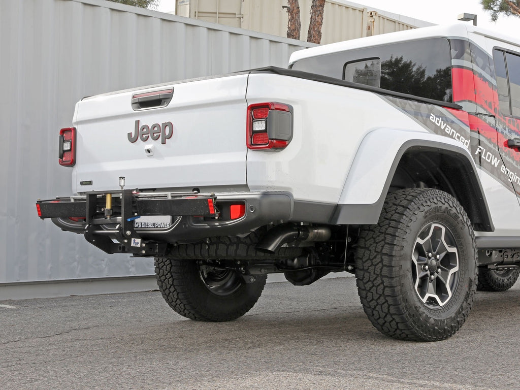 aFe 2021+ Jeep Gladiator V6-3.0L (td) Vulcan Series 3in 304SS HT DPF-Back Exhaust System - Black Tip - eliteracefab.com