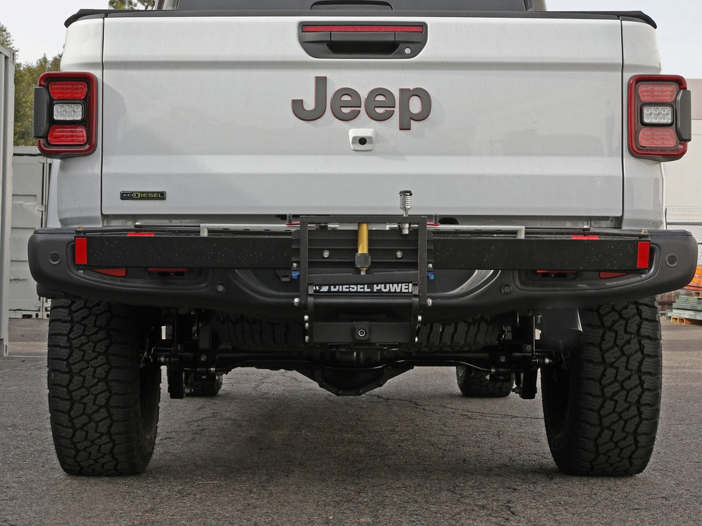 aFe 2021+ Jeep Gladiator V6-3.0L (td) Vulcan Series 3in 304SS HT DPF-Back Exhaust System - Black Tip - eliteracefab.com