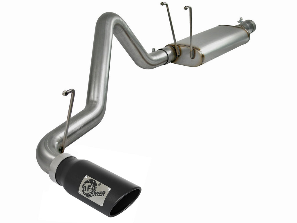 aFe MACHForce XP Cat-Back Exhaust 3in SS w/ Black Tip 09-12 Dodge Ram 1500 V8 5.7L - eliteracefab.com