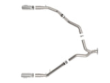 aFe Large Bore-HD 3in 409SS DPF-Back Exhaust System w/ Polished Tip RAM 1500 20-21 V6-3.0