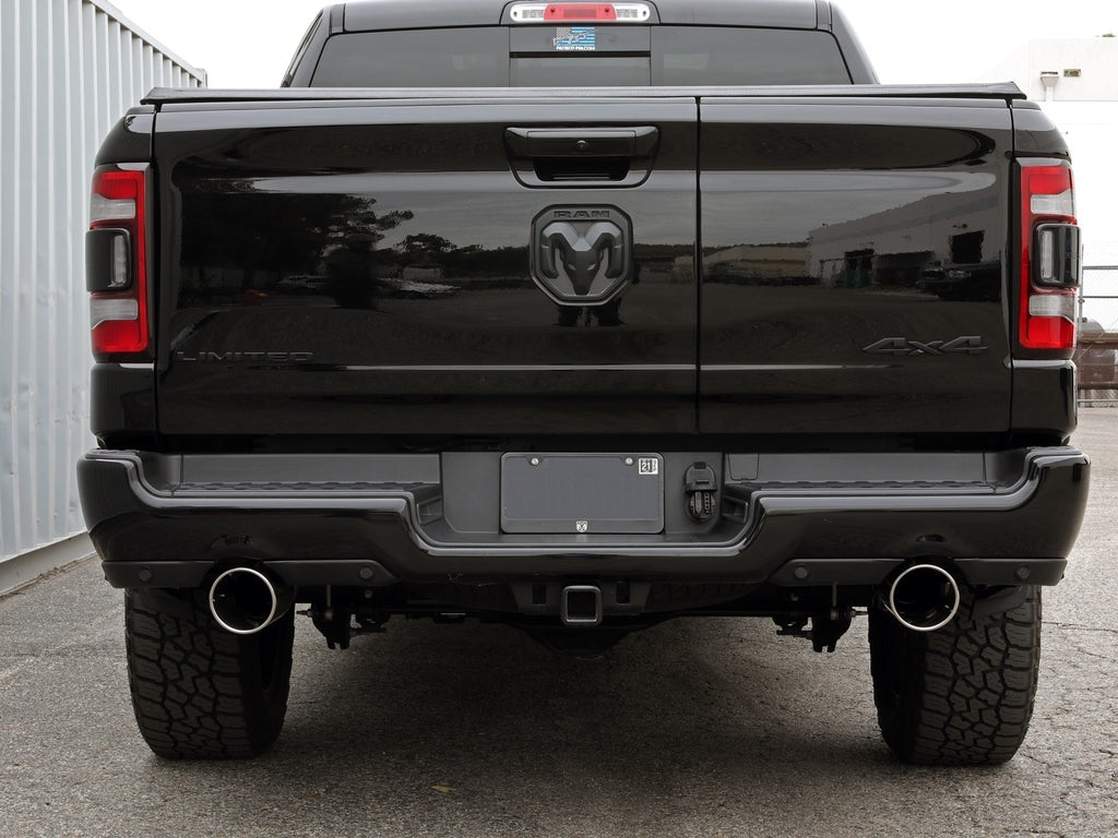 aFe Large Bore-HD 3in 409SS DPF-Back Exhaust System w/ Polished Tip RAM 1500 20-21 V6-3.0 - eliteracefab.com