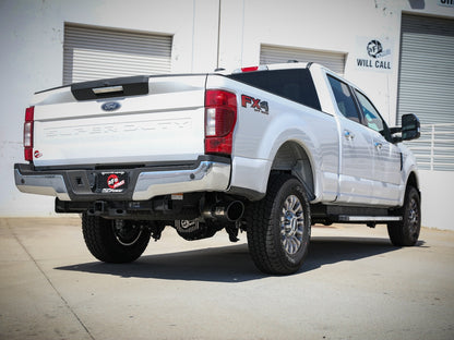 aFe Apollo GT Series 3-1/2in 409 SS Axle-Back Exhaust 17-20 Ford F-250/F-350 6.2/7.3L w/ Black Tips - eliteracefab.com