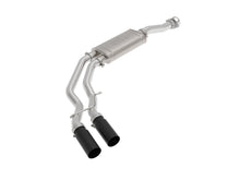 Load image into Gallery viewer, aFe Rebel 3in 409 SS Cat-Back Exhaust 2021 Ford F-150 V6 2.7L/3.5L (tt)/V8 5.0L w/ Black Tips - eliteracefab.com