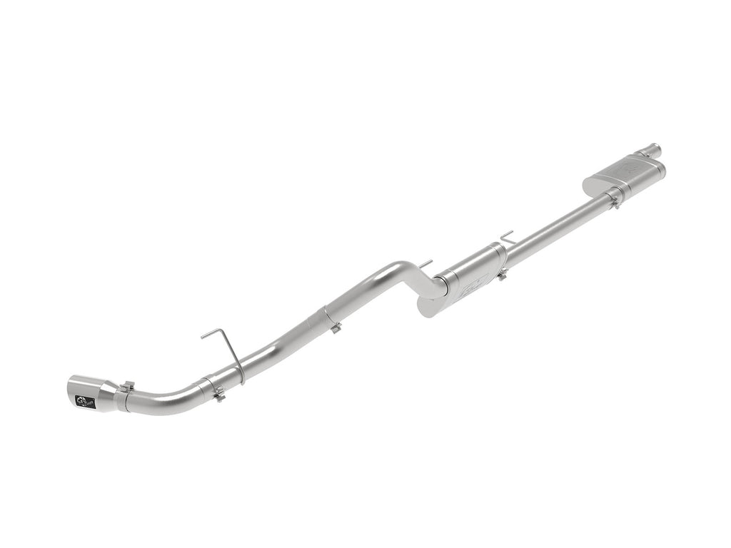 aFe Apollo GT Series 409 Stainless Steel Cat-Back Exhaust 2020 Jeep Gladiator 3.6L - Polished Tip - eliteracefab.com