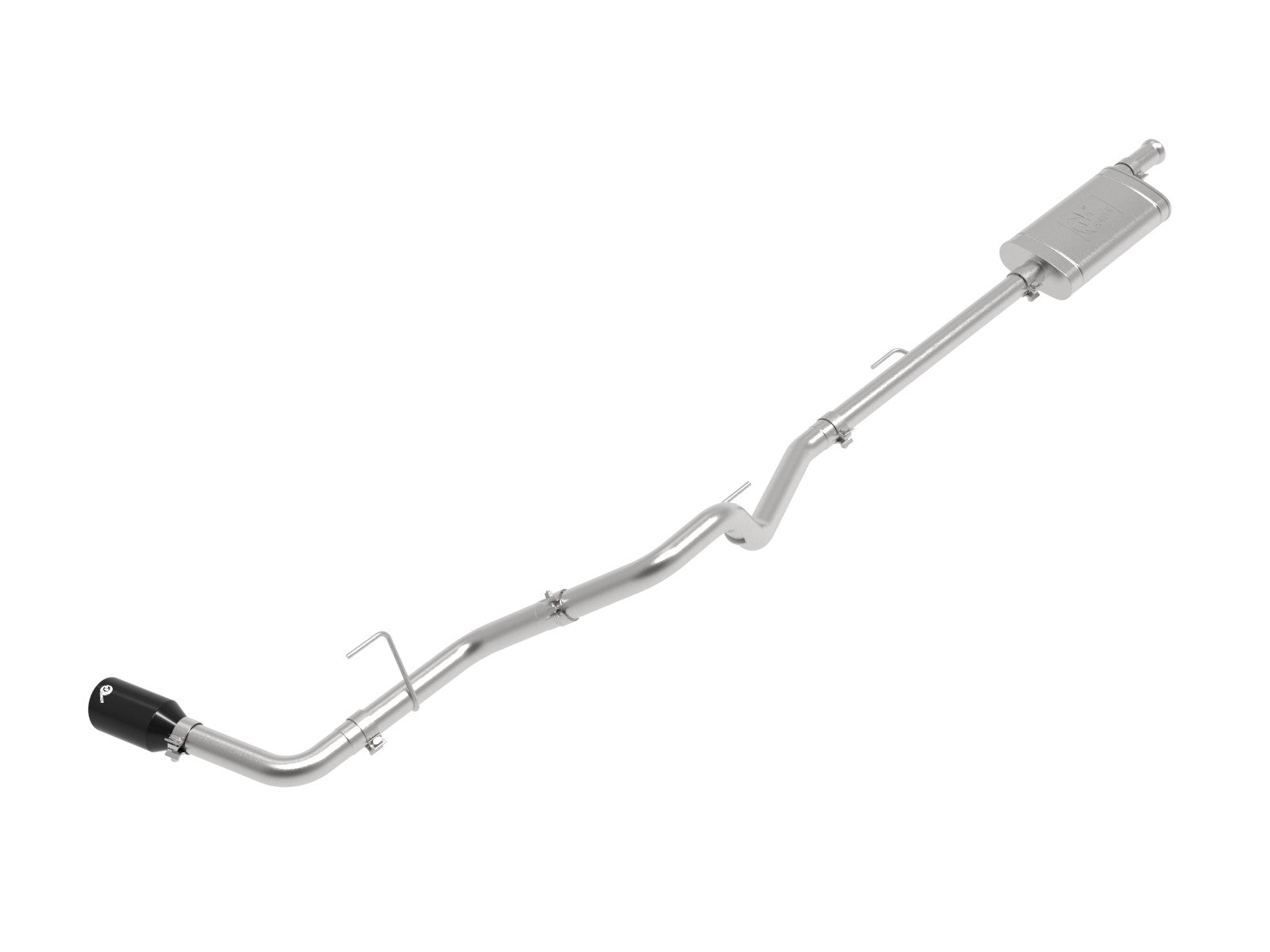 aFe Apollo GT Series 2.5in 409SS 20-21 Jeep Gladiator (JT) V6-3.6L - Black Tip - eliteracefab.com