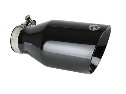 aFe Apollo GT Series 2.5in 409SS 20-21 Jeep Gladiator (JT) V6-3.6L - Black Tip - eliteracefab.com