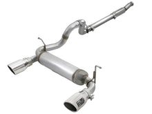 Load image into Gallery viewer, aFe Rebel Series 409 Stainless Steel Cat-Back Exhaust 18-21 Jeep Wrangler JL 2.0L (t) - Polished Tip - eliteracefab.com