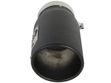 Load image into Gallery viewer, aFe Power Diesel Exhaust Tip Black- 4 in In x 5 out X 12 in Long Bolt On (Right) - eliteracefab.com