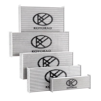 Koyo Universal Aluminum HyperCore Intercooler Core (24in. X 10in. X 2.5in.) - eliteracefab.com