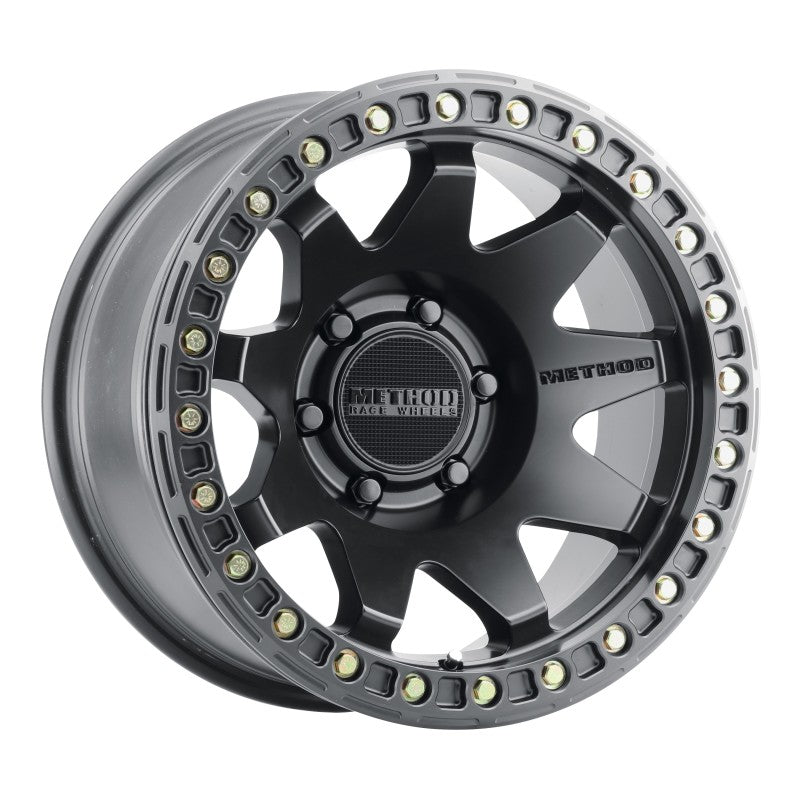 Method MR108 17x9 -44mm Offset 6x5.5 106.25mm CB Matte Black w/BH-H24125-38 Wheel - eliteracefab.com