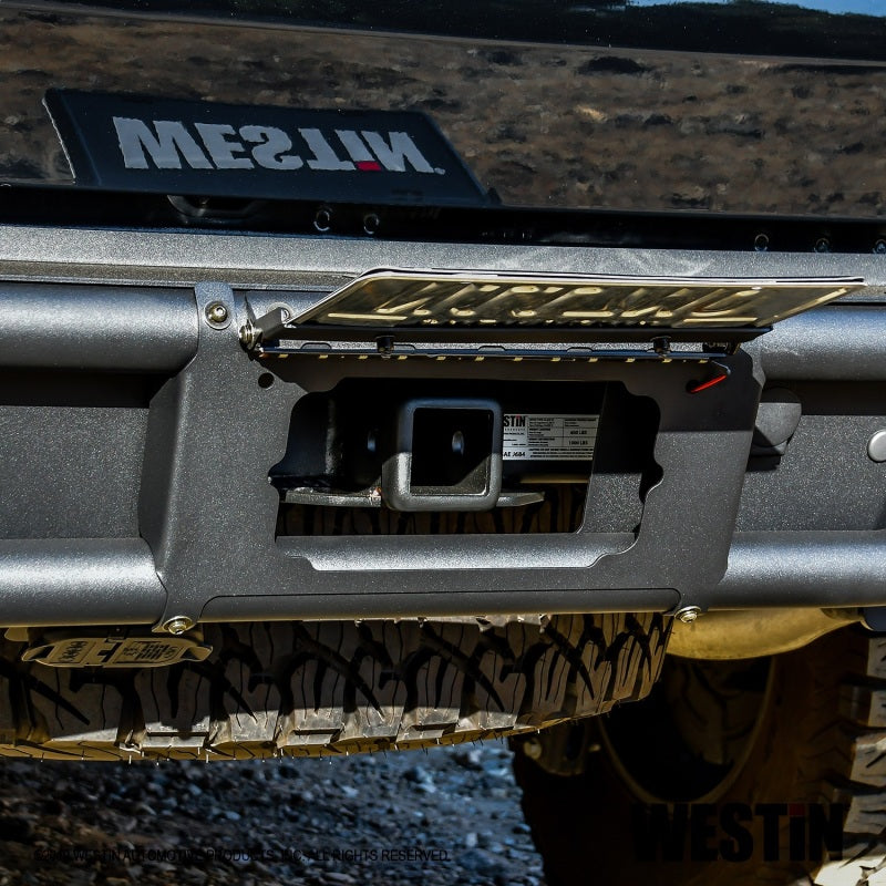 Westin 17-20 Ford F-150 Raptor Outlaw Rear Bumper - Tex. Blk Westin