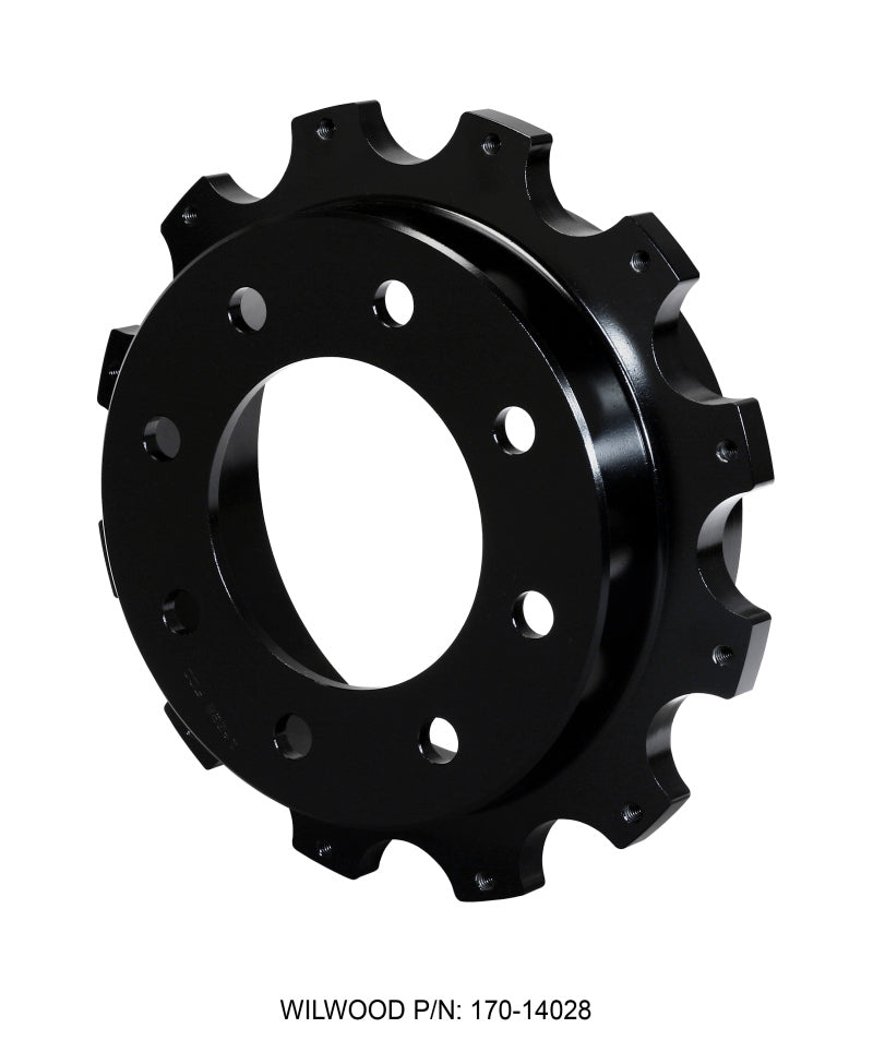 Wilwood Hat-Park Brake 1.78in Offset 8 x 6.50 - 12 on 10.75in Wilwood