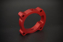 Load image into Gallery viewer, Torque Solution Throttle Body Spacer (Red): Hyundai Genesis Coupe 2.0T 10-12 - eliteracefab.com