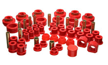 Load image into Gallery viewer, Energy Suspension 81-87 Chevy/GMC 4WD (w/ Aftermarket Frt Springs) Red Hyper-flex Master Bushing Set