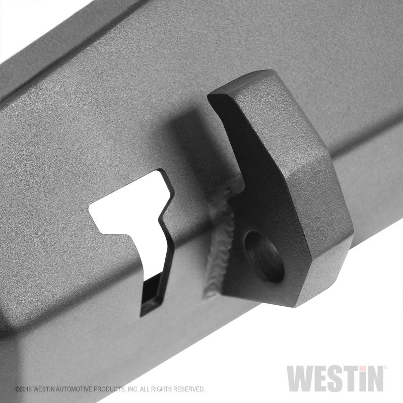 Westin 07-18 Jeep Wrangler JK WJ2 Stubby Front Bumper - Tex. Blk Westin