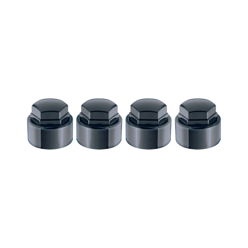 McGard Nylon Lug Caps For PN 24010-24013 (4-Pack) - Black