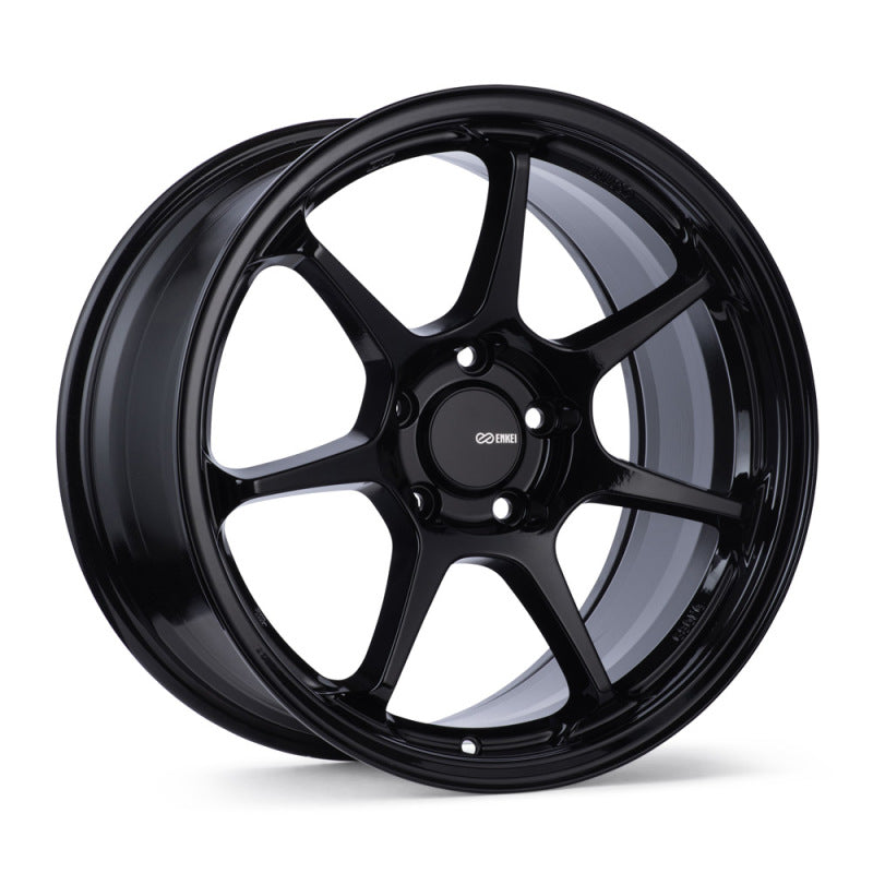 Enkei TS-7 18x9.5 5x120 45mm Offset 72.6mm Bore Gloss Black Wheel - eliteracefab.com